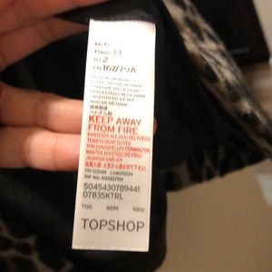 Topshop Jackets & Coats - Top shop wool blended Leopard coat Topshop Jackets & Coats - Top shop wool blended Leopard coat